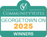 Community Votes Georgetown 2025 award — Eramosa Physiotherapy Associates Georgetown clinic