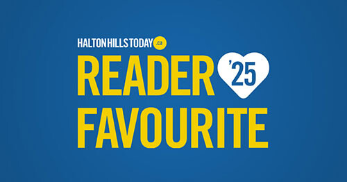 HaltonHillsToday ReaderFavourite 25 award — Eramosa Physiotherapy Associates Georgetown clinic